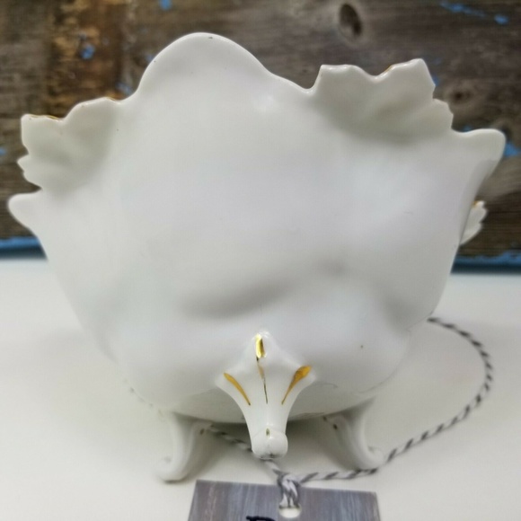 Antique RS Prussia Germany Footed Bowl Candle - Picture 2 of 8